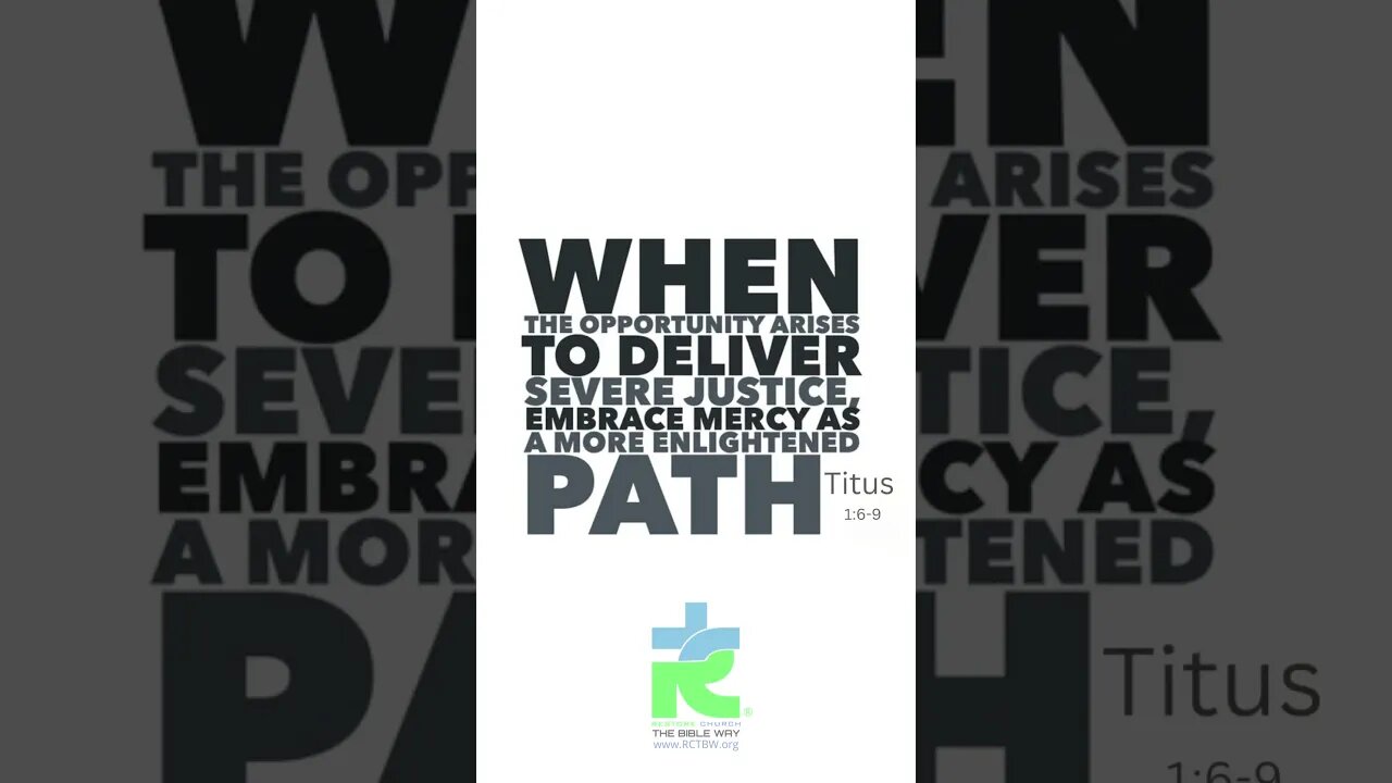 Titus 1:6 9 www.RCTBW.org