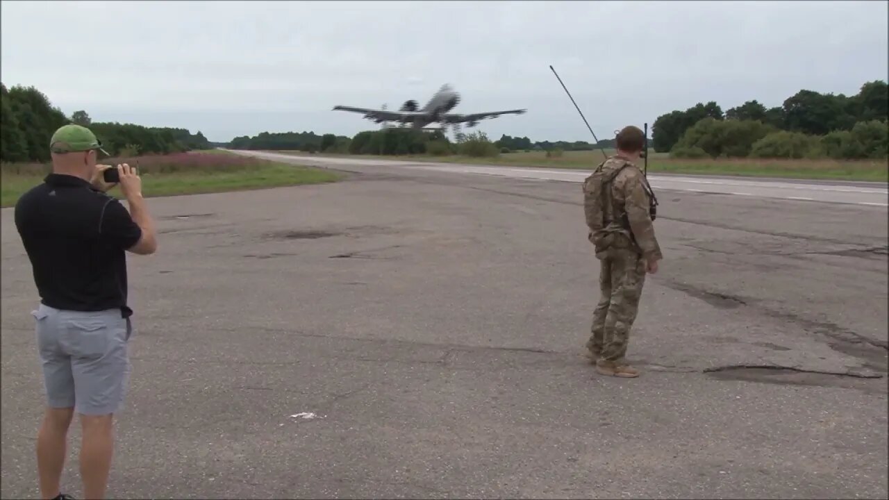 A 10's Perform Highway Landing in Estonia