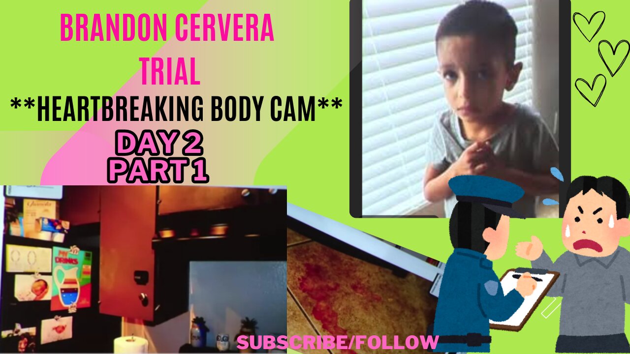 **BODY CAM** Day 2 Part 1 Brandon Cervera Trial Starvation/Neglect/Death of 4yr old Benjamin