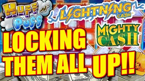 Only Max Betting Slots! ✶ Huff N Puff, Mighty Cash, Lightning Link & More!