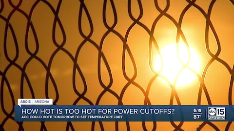 How hot is too hot for power cutoffs in the Valley?