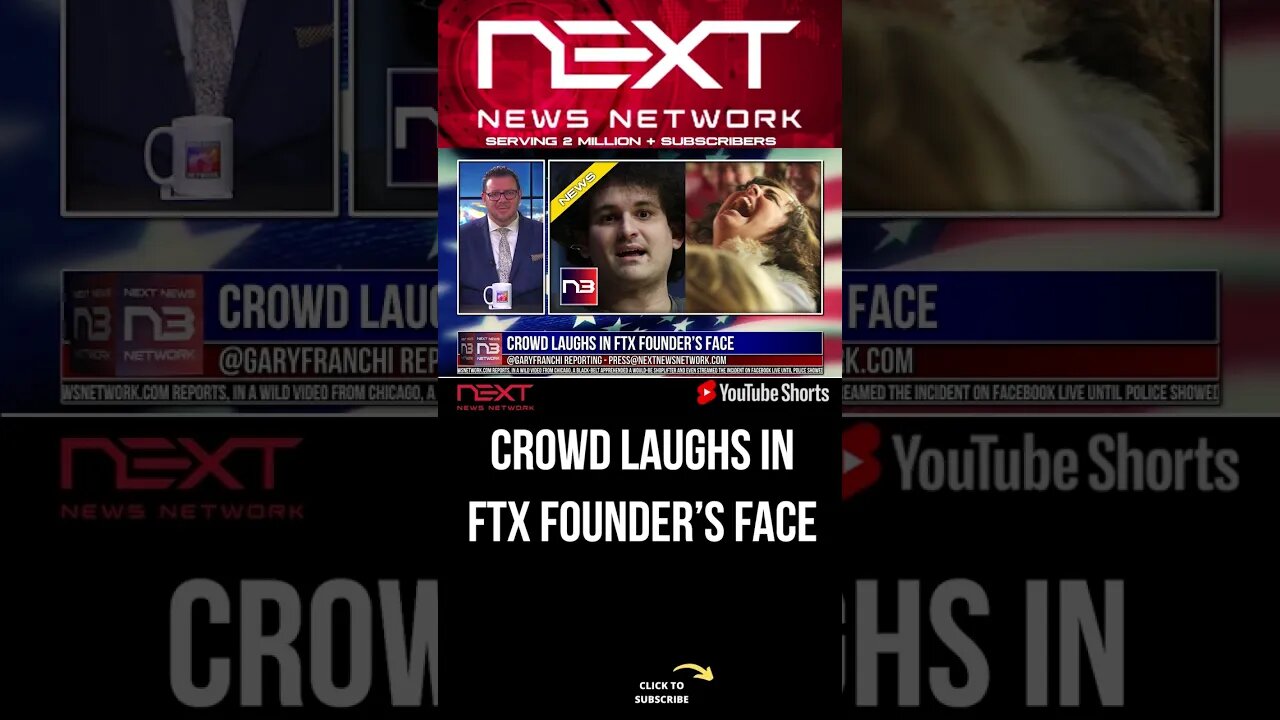 CROWD LAUGHS IN FTX FOUNDER’S FACE #shorts