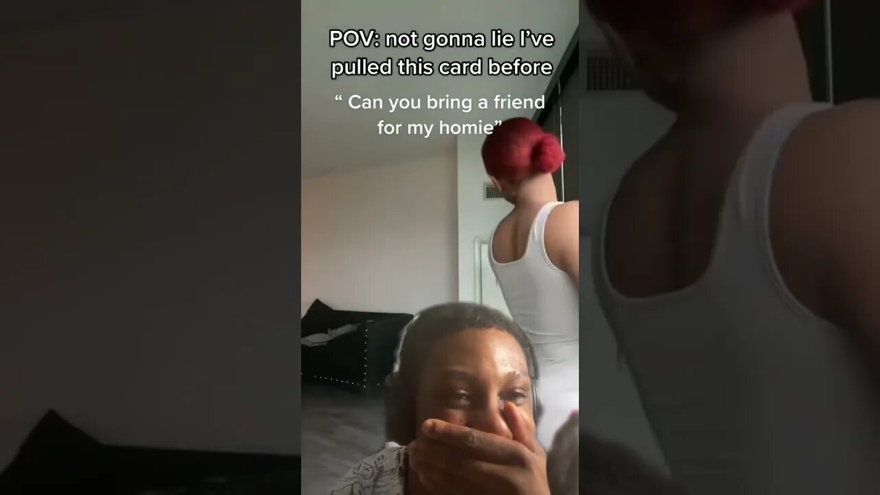 POV: ASK HER TO BRING A FRIEND #shorts