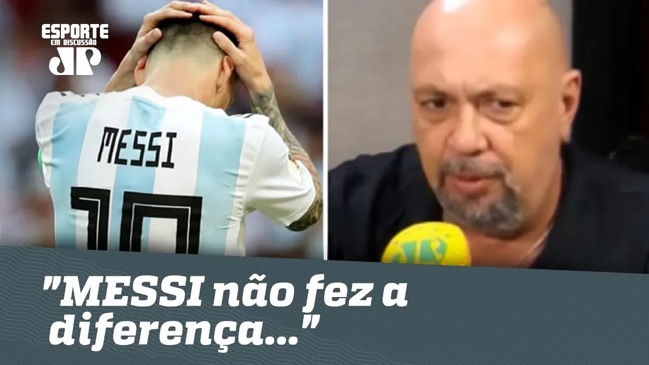 "MESSI não fez a diferença... Perde a COPA!", lamenta narrador