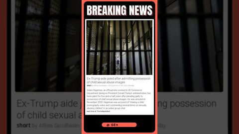 This Ex-Trump Aide Is Going To Jail For Possessing Child Sexual Abuse Images | #shorts #news