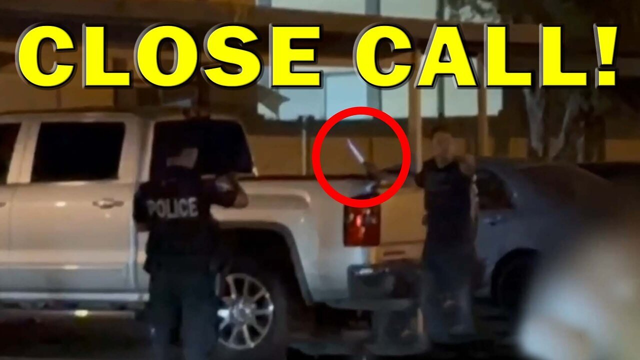 Cop’s Gun Jams During Tense Encounter With Knife-Wielding Suspect - LEO Round Table S09E146