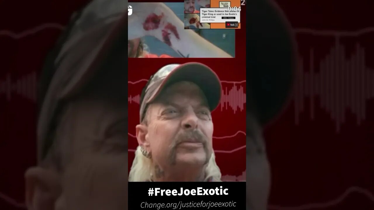 Joe Exotic: Conditions inside the prison. Please urge your senators to go visit. Free Joe Exotic