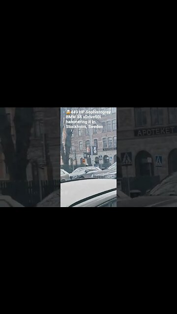 449 HP Sophistogrey BMW X5 xDrive50i hammering it in Stockholm, Sweden maximum attack 😎