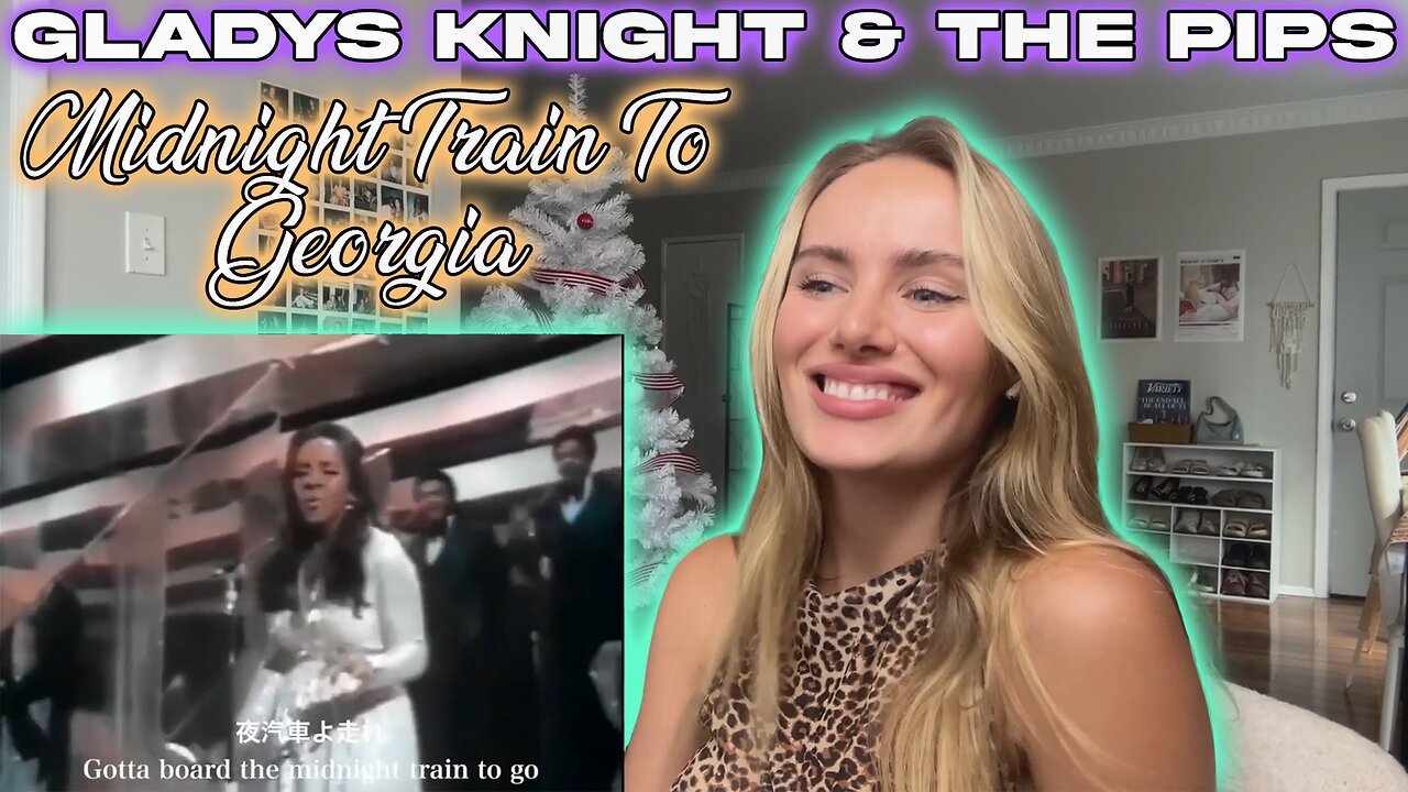 Gladys Knight & The Pips-Midnight Train To Georgia!! Russian Girl First Time Hearing!!!