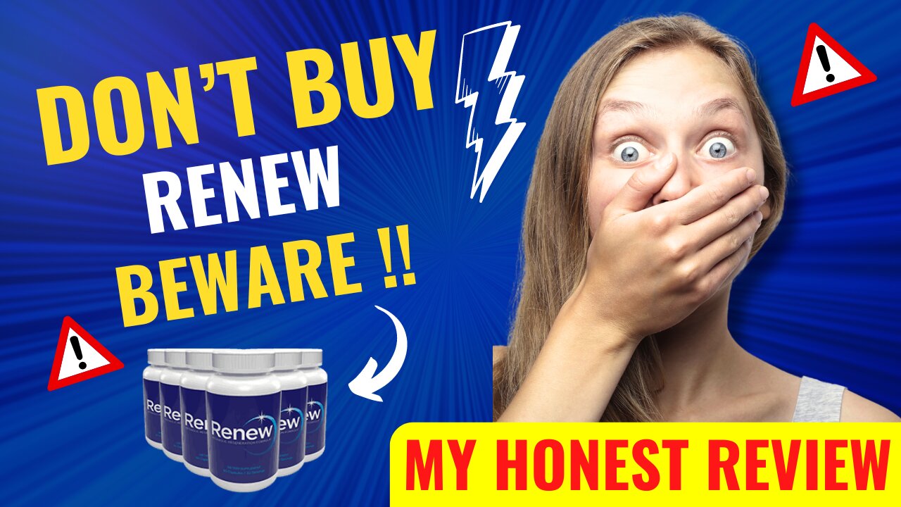 RENEW - (⚠️❌✅ DON’T BUY?!⛔️❌😭) - Review 2024 - Buy Renew Reviews #renew #renewsupplement