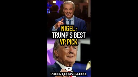 Nigel: Trump's BEST VP Pick #shorts