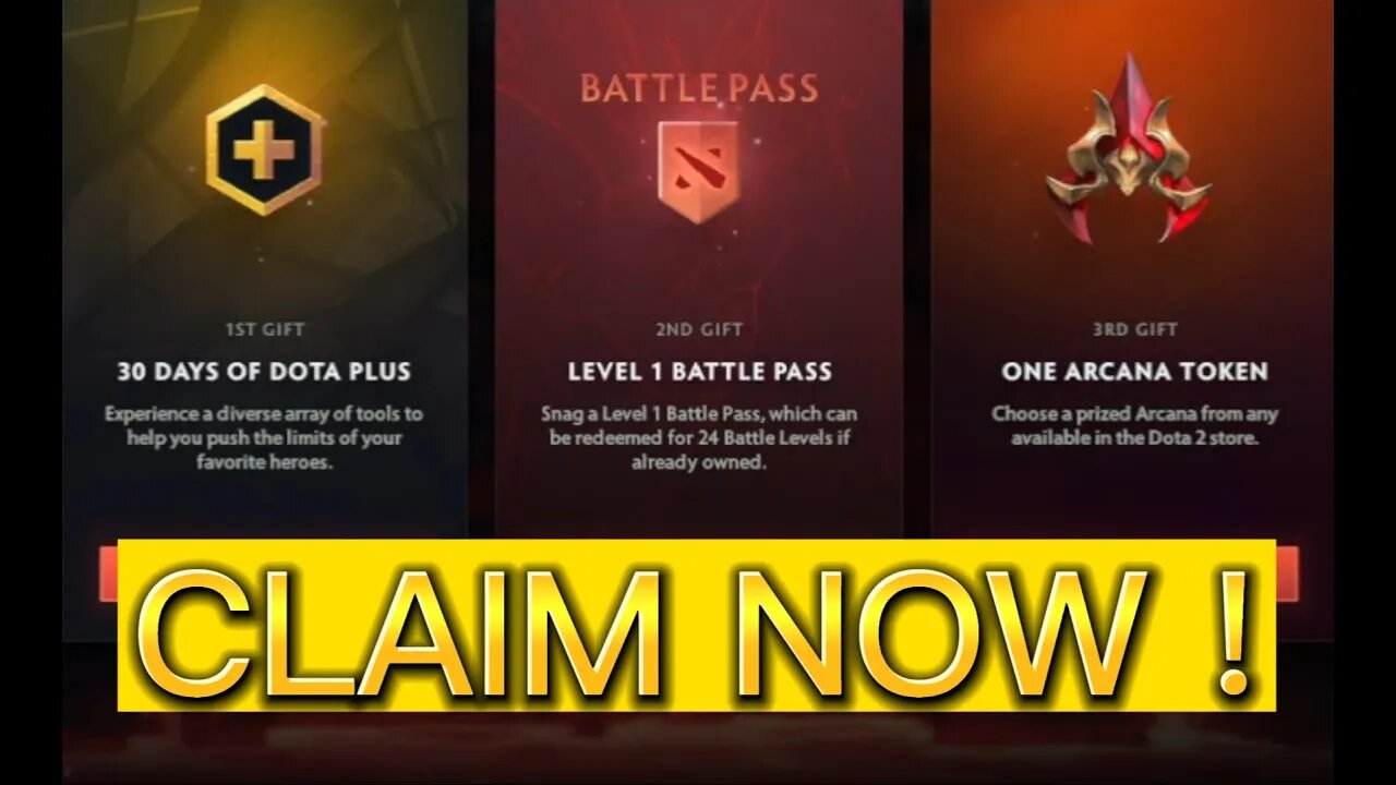 FREE CLAIM DOTA 2 plus, Arcana and Battle Pass From Dev and how to fix error - Dota Update Claim NOW