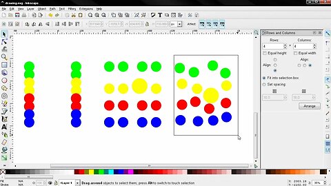 Rows and Columns - Inkscape Beginners' Guide ep29