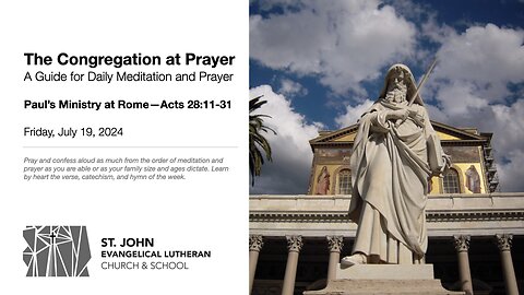 Paul’s Ministry at Rome—Acts 28:11-31