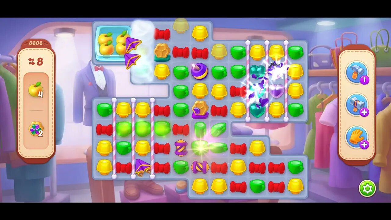 Playrix Homescapes Gameplay Walkthrough Level 8608