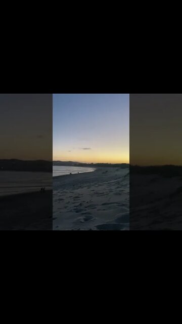 A Slow Sunset on the Beach at Nelson Bay