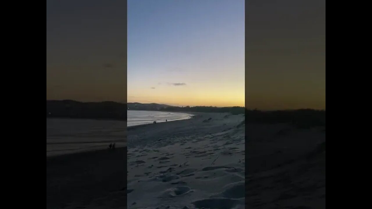 A Slow Sunset on the Beach at Nelson Bay