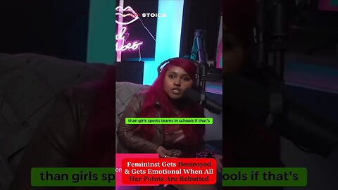 Feminist GETS DESTROYED & Gets Emotional: Allergic To Logic #redpill #truth