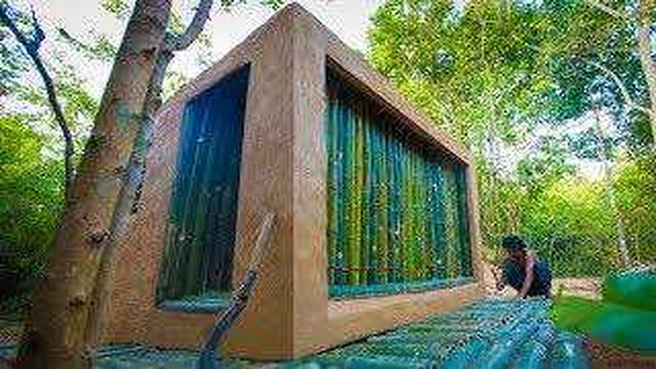 Build the Most Stunning Bamboo Jungle House by Ancient Skills