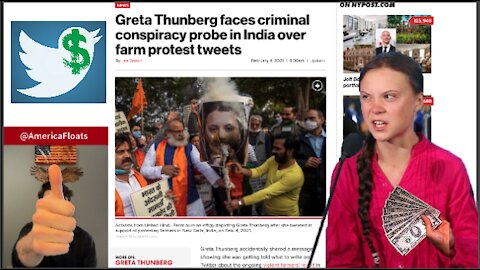 Greta Tintin Thunberg NOW Alleged Criminal Conspirator In Indian Investigation!