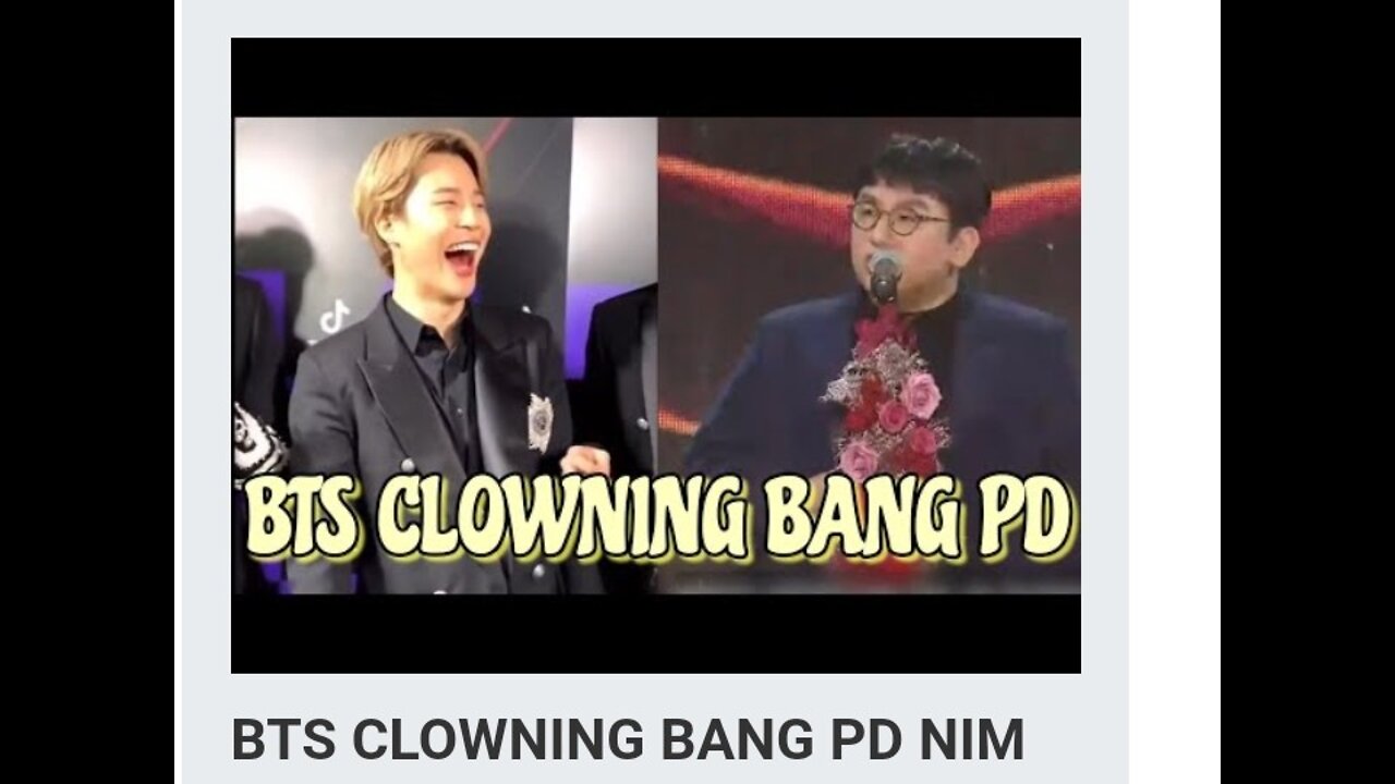 BTS CLOWNING BANG PD NIM