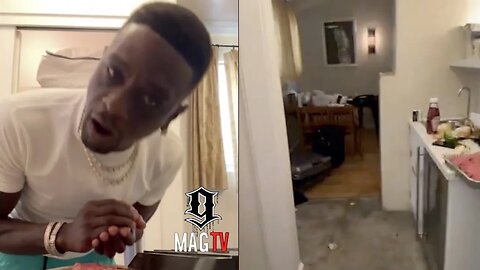 Boosie Heated He Payed $3k For Small Hotel Room & Cooks On Foreman Grill! 😡