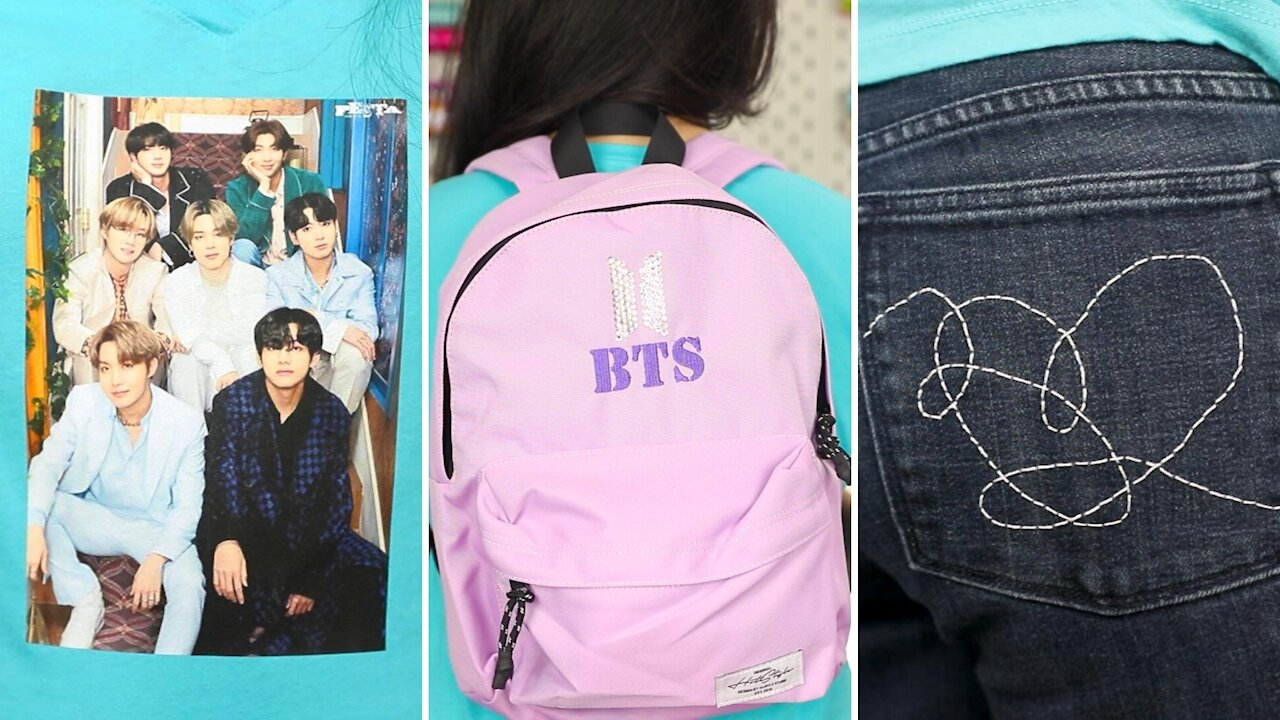 BTS DIY Projects 💜 Fashion Edition | 방탄 소년단