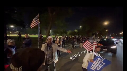 Kabala supporters are confronted by Palestine supporters 😂