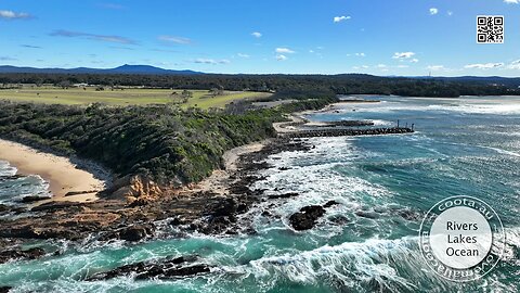 Bastion Point Mallacooota 4k drone flight 29 May May 2023