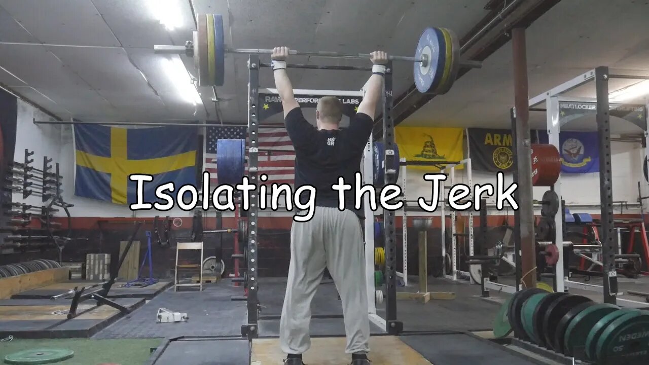 Weightlifting Training - Isolating the jerk