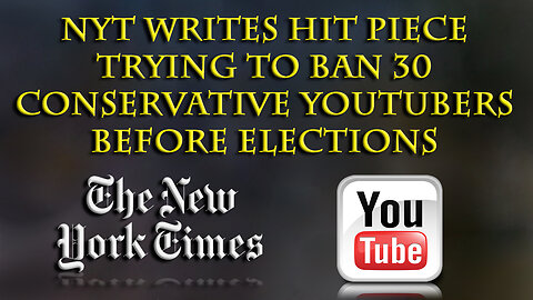 NYT targets Tucker Carlson, Benny Johnson, Tim Pool & Benny Johnson for channel strikes