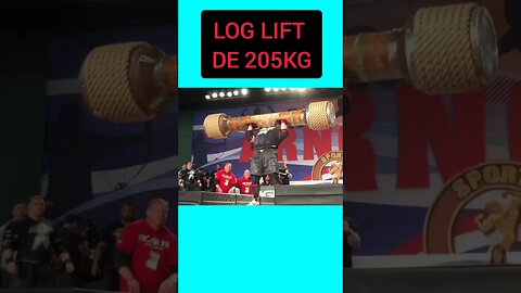 NATURALMENTE FORTE | 4ª repetição de Zydrunas Savickas no Log Lift de 205kg