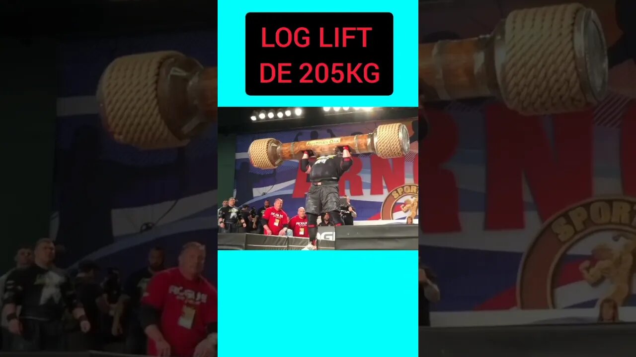 NATURALMENTE FORTE | 4ª repetição de Zydrunas Savickas no Log Lift de 205kg