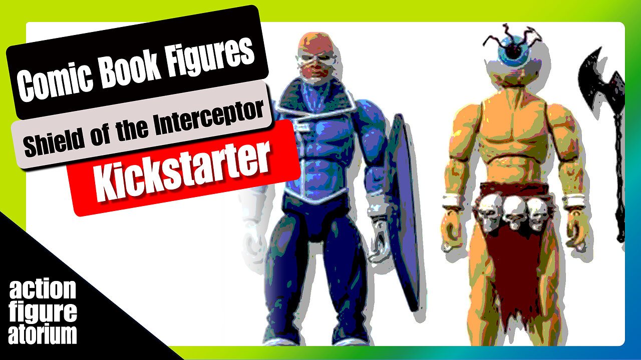 Indie Comic Action Figures | Shield of the Interceptor | Kickstarter Review & Analysis