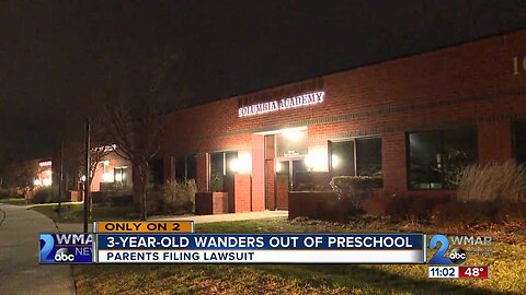 3-year-old wanders out of preschool