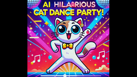 "AI Animation: Hilarious Cat Dance Party! 🐱💃"