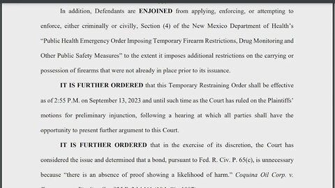 Federal judge issues preliminary injunction against New Mexico governor's firearms order