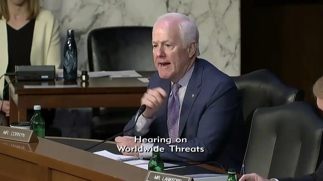 Cornyn Presses Biden Intel Chiefs on Fentanyl Trafficking