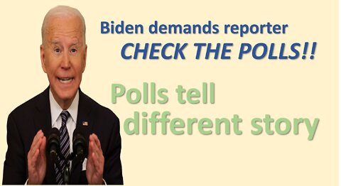 Biden snaps at reporter