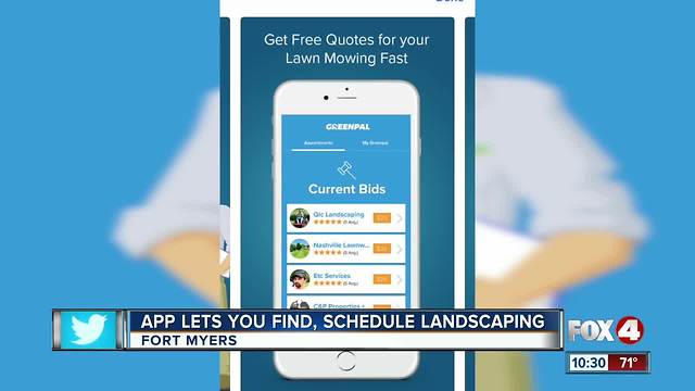 New app may be future of lawn service
