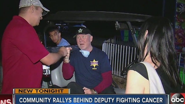 Community rallys behind deputy