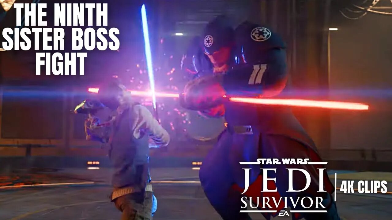 STAR WARS Jedi: Survivor | The Ninth Sister Boss Fight (Star Wars Jedi Survivor 4K Clips)