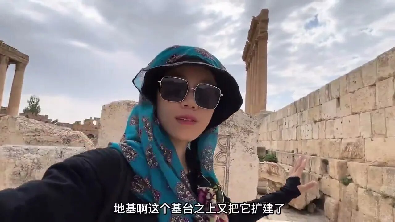 The best preserved temple of the Sun in ancient Rome, Baalbek.