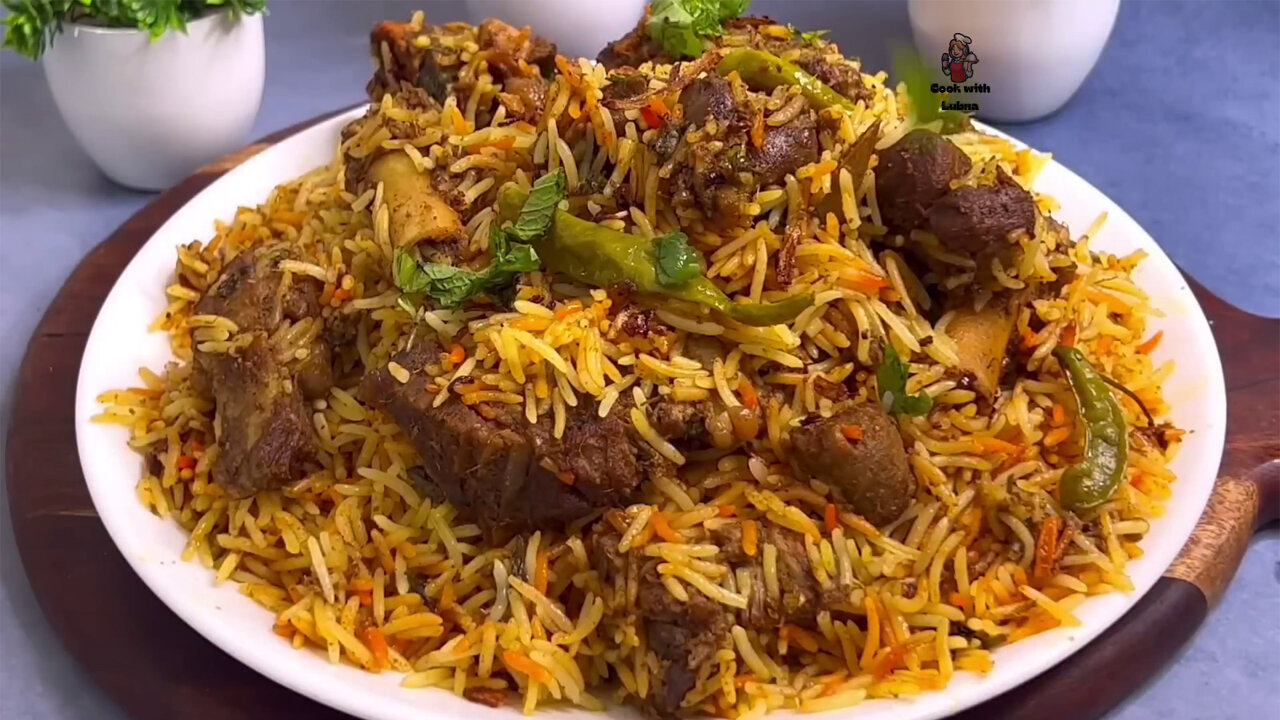 Easy And Best Mutton Biryani Recipe | Mutton Biryani ❤️ | 1 Kg Mutton Biryani | Eid Special Biryani