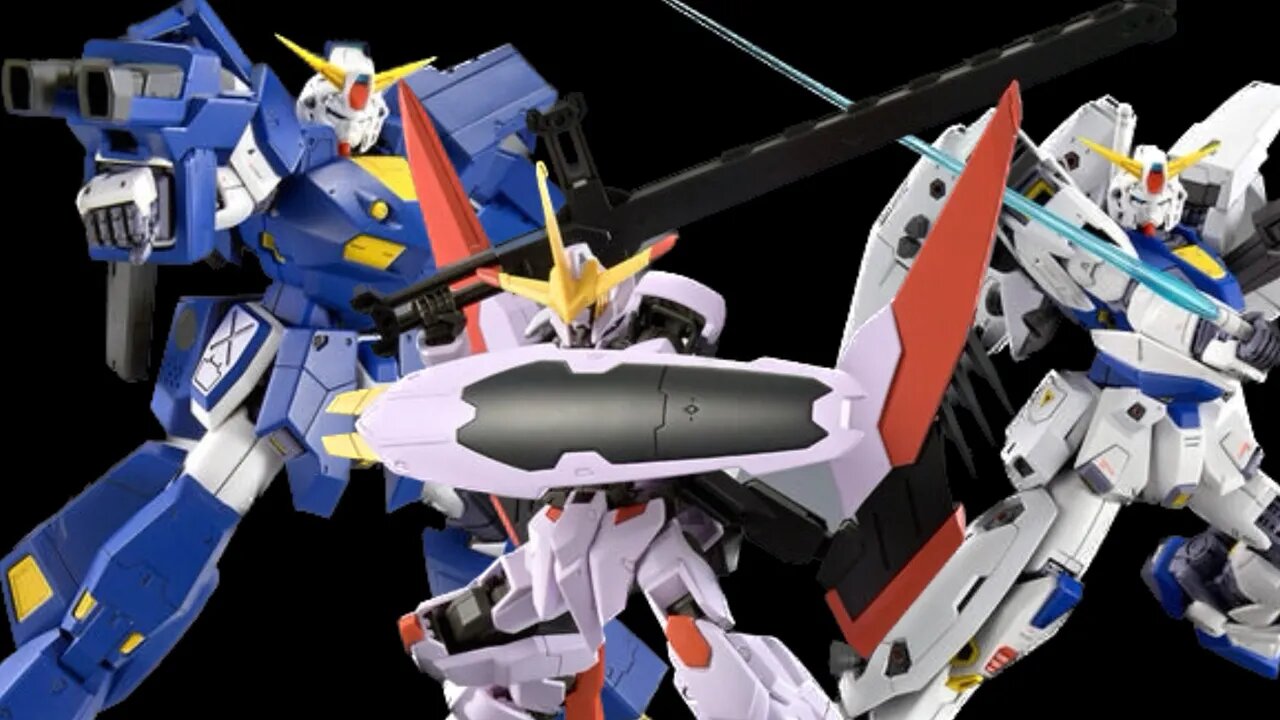 MG 1/100 GUNDAM F90用 MISSION PACK J TYPE & Q TYPE & HG 1/144 URDR HUNT GUNDAM 端白星 第2形態