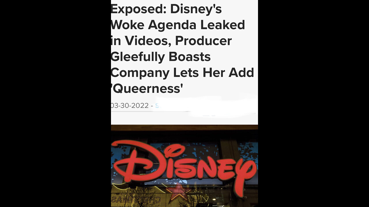 LEAKED VIDEO OF WOKE DISNEY EXEC. BAN ALL THINGS DISNEY⚠️