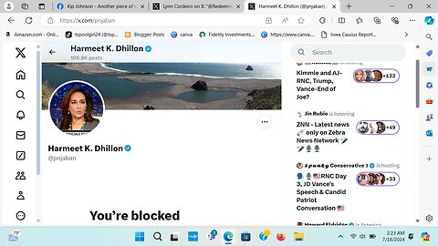 Harmeet Dhillon Blocked Me For Calling Her Out At The RNC Convention