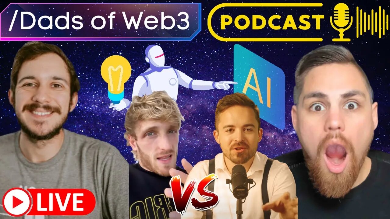 A.I. Takes Over and Logan Paul vs. Coffeezilla #DadsofWeb3 @ChrisCoffeeCrypto