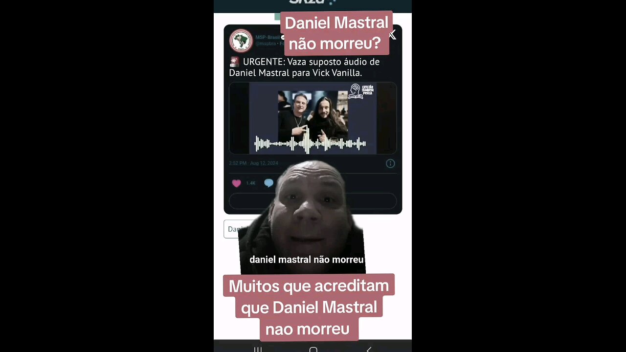 Daniel Mastral não morreu?