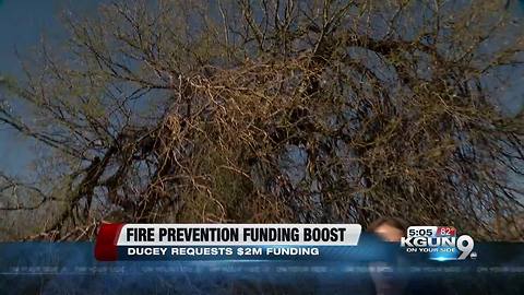 Governor asks for increase in wildfire prevention funding